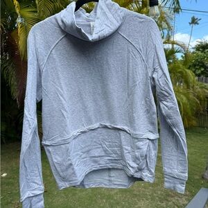 Lululemon EUC Gray Cowl Neck Pullover